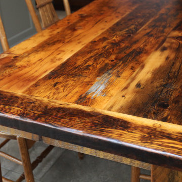 Reclaimed Wood Harvest Tables