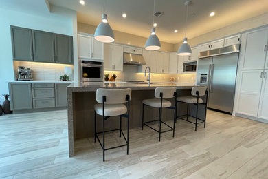 Inspiration for a contemporary kitchen remodel in Phoenix