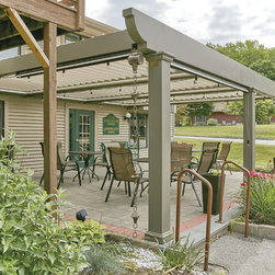 Attached Pergola with Apollo Roof, Mansfield, CT - Pergolas