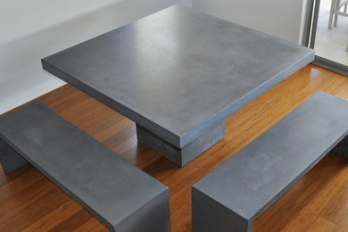 Concrete Cube and Bench Seats