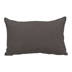 Outdoor Scatter Cushions Small Canvas Coal - Outdoor Cushions And Pillows