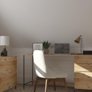 Attic Home Office