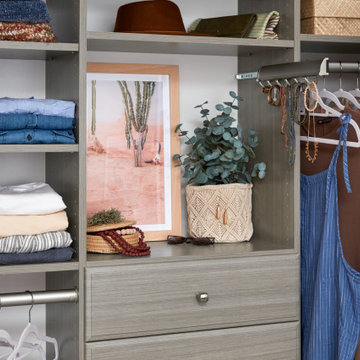Capsule Wardrobe Reach-In Closet