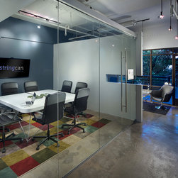 StringCan Interactive Concrete Conference Table - Furniture