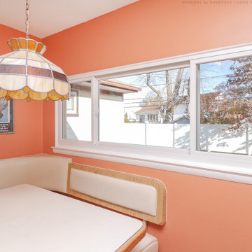 Retro-Style Dinette with Large New Window - Renewal by Andersen Long Island, Que