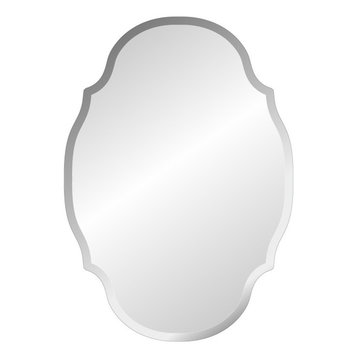 Imperial Frameless Mirror With Polished Beveled Edges, 24"x36"