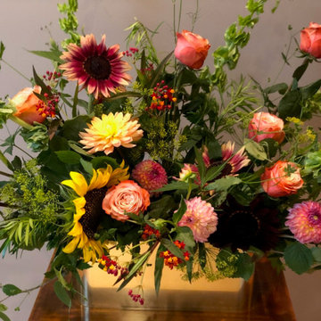 Slow Flowers September 2019 Inspiration: Sunflower & Rudbeckia Floral Designs