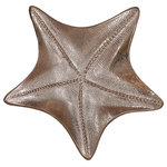 Get My Rugs LLC - Handmade Decorative Aluminium Tray, Bronze Color Coated - This star shaped tray is one of the classics which are available from the lists of the trays. This trayis super handy and at the same time this tray brings out the best of the snacks/beverages. This handmade decorative tray can be placed anywhere or can be used to serve.