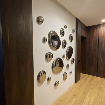 LED 3D Mirror Wall Decor for Modern Living Room