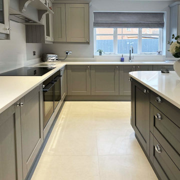 Grey Shaker Kitchen in Papworth Everard
