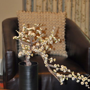 Floral Shot on Coffee Table