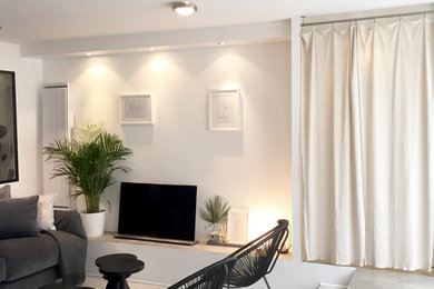 Inspiration pour un salon design.