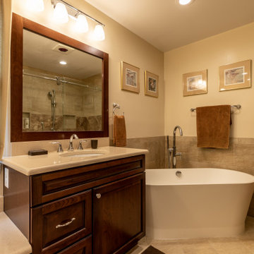 Cozy Kitchen and Bathroom Remodel in Vienna VA