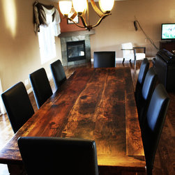 Reclaimed Wood Harvest Tables - Products