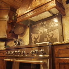 wood cabinets