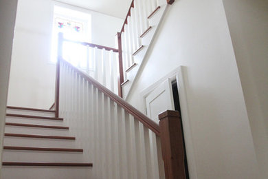 Transitional staircase in Sydney.