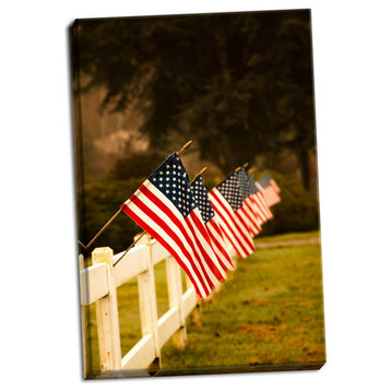 Fine Art Photograph, Flags II, Hand-Stretched Canvas