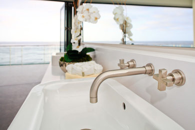 ROHL Modern Architectural Wall Mounted Built-In Lavatory Mixer