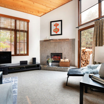Modern + Minimal Fireplace