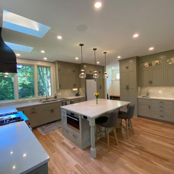 Newton Kitchen, Rear entry & Basement Stair Project