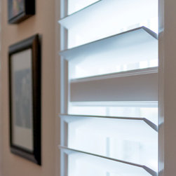 Plantation Shutters with Hidden Tilt - Interior Shutters