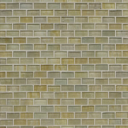 Mantra Mini Brick Mosaic in Acacia Gloss - Tile