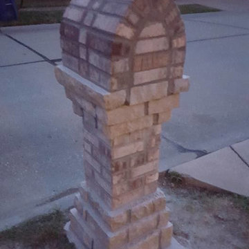 Brick and Stone mailbox in Ballwin, Mo