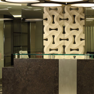 Luxury divider for stone interiors | LEX at Waterfront Station by RD Jones