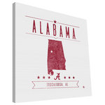 Paulson Designs - Alabama Crimson Tide Industrial Canvas Print, 12"x12" - Paulson Designs' company motto and way of life, 'Keep Tradition', stems from their commitment to honor those who 'keep' college 'traditions' sacred. As such, Paulson Designs has actively sought out and supports those student and alumni organizations who's goal is, likewise, to enhance/maintain the college spirit and tradition. In doing so, we delight in our efforts to established endowment funds, partnerships, and engaged in many different profit shares with these groups to forever keep college traditions sacred.
