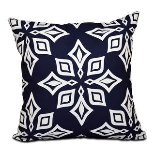 Pillow Perfect Delray Navy 60-inch Blown Bench Graphic Print Blue Square  Throw Pillow in the Outdoor Decorative Pillows department at