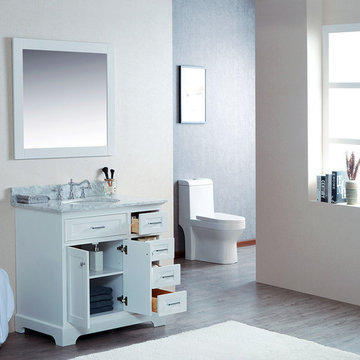 Moana 36" White Bathroom Vanity Ideabook