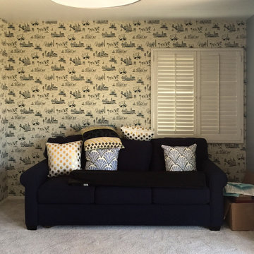 Cities Toile Parchment Installation
