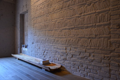 Inspiration for an industrial home design remodel in Other