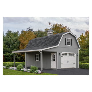 Two-Story Gambrel Single Car Garage - Garage - Philadelphia - by ...