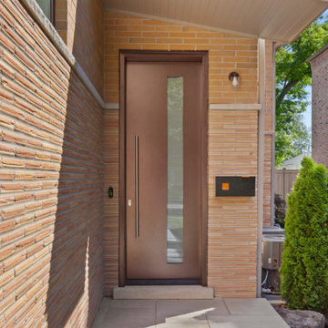 Modern Aluminum Clad Entry Door in Wilmette, IL