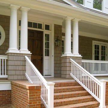 Front porch at entry
