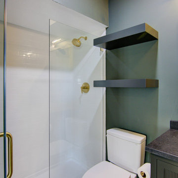 Cozy Basement Remodel with Custom Touches
