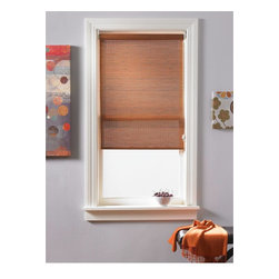 Woven Wood Shades in Island Tan - Roller Shades