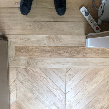 Creation d'une piece a vivre avec la salle de bain + renovation de RDC