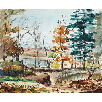 Eve Nethercott, Fall, P6.8, Watercolor Painting