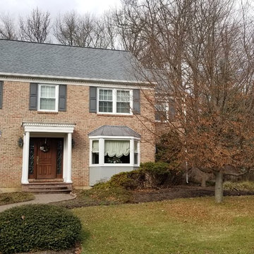 New GAF Timberline HD Shingled Roof - Shingle Color: Oyster Gray