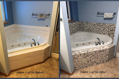 Inspiration for a mid-sized rustic home design remodel in Other
