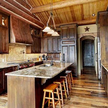 Conifer, CO Log Home Remodel Kitchen
