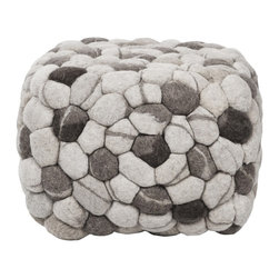 Surya Pouf Ottoman - Floor Pillows And Poufs