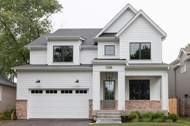 Inspiration for an exterior home remodel in Chicago