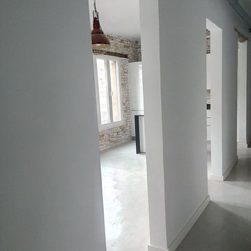 Vivienda de estilo industrial en el centro de Madrid