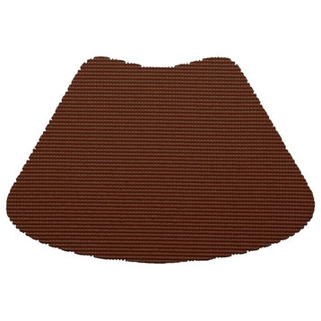 Kraftware Fishnet Chocolate Brown Wedge Placemats, Set of 12