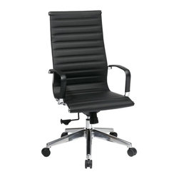 Executive High-Back Eco Leather Chairs - Office Chairs