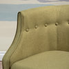 GDF Studio Davidson Tub Design Upholstered Accent Chair, Green