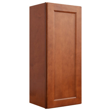 Sunny Wood ESW1536-A Ellisen 15" x 36" Single Door Wall Cabinet - Amber Spice
